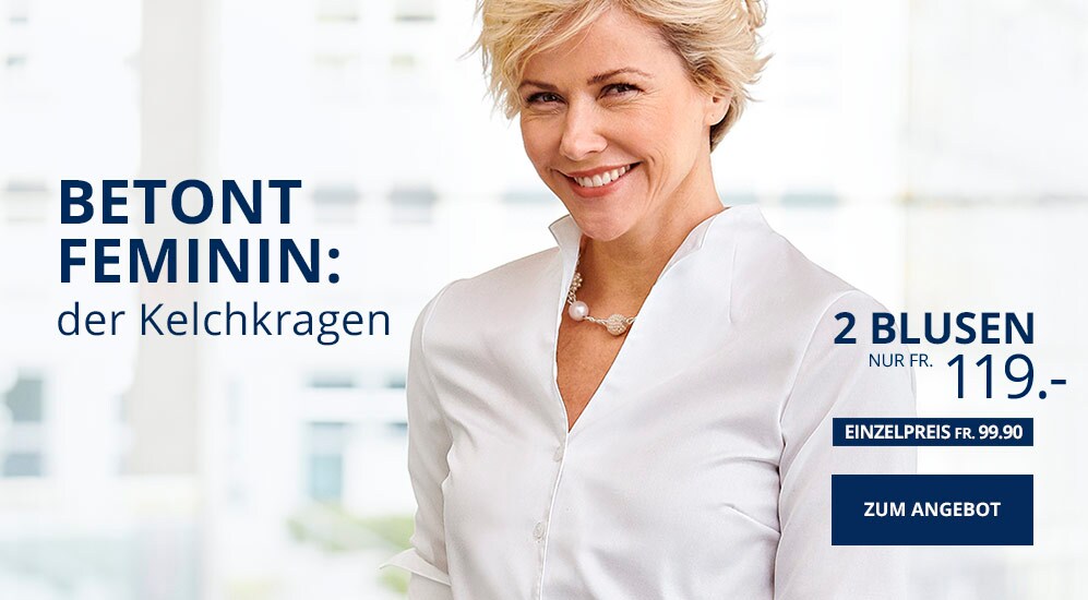 Betont feminin: der Kelchkragen Betont feminin: der Kelchkragen