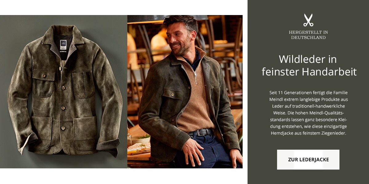 Meindl Leder Hemdjacke | Walbusch Meindl Leder Hemdjacke | Walbusch