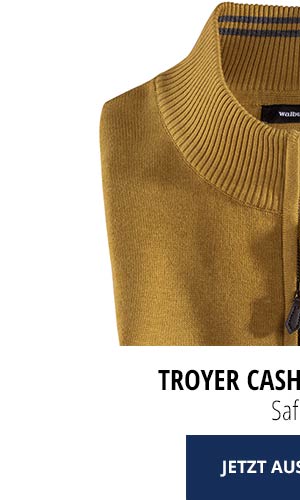 Troyer Cashmere Touch Safran | Walbusch