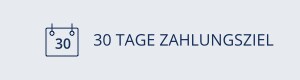 30 Tage Zahlungsziel 30 Tage Zahlungsziel